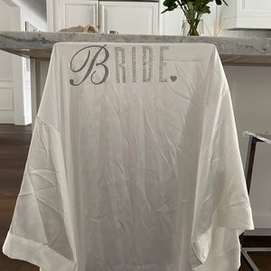 Victoria's Secret Bride Robe White Crystal One siz